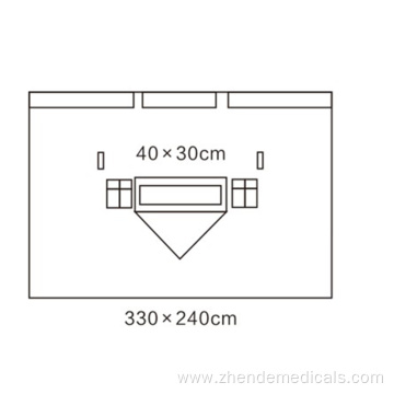 Nonwoven Easy For Use Vertical Surgucal Drape